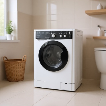 Стиральная машина Indesit EWSC 51051 BK CIS белый-черный