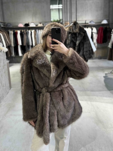 Шуба 0risma коричневый