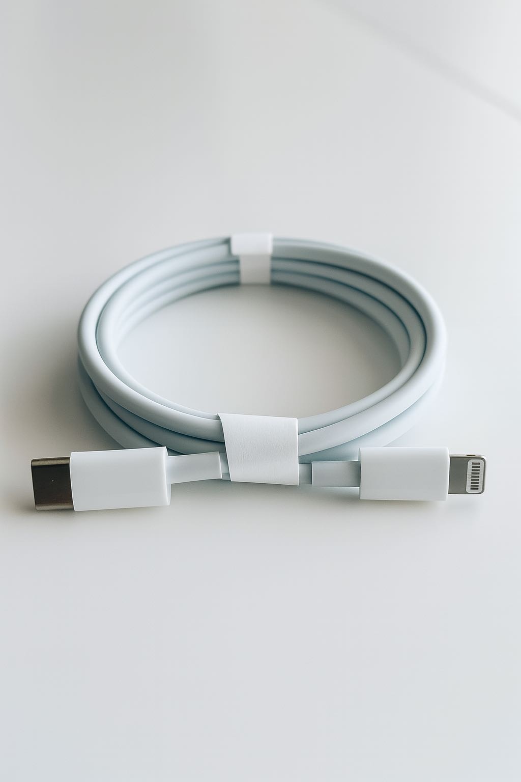 Зарядное устройство А2347 Lightning, USB Type-C белый