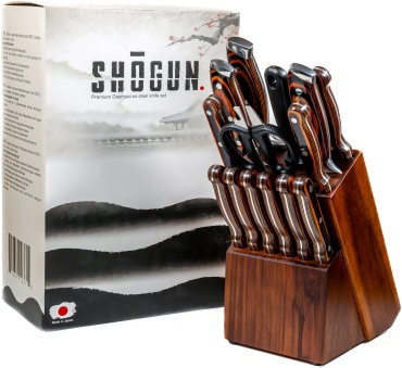 Shogun набор ножей 199102, лезвие: дамасская сталь 14 шт