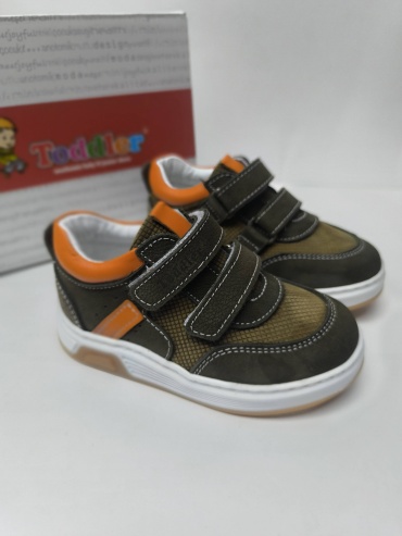 Кроссовки Toddler оранжевый, темно-зеленый