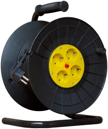 Удлинитель на катушке Forte У-25-2,5-RUBBER, 25 м