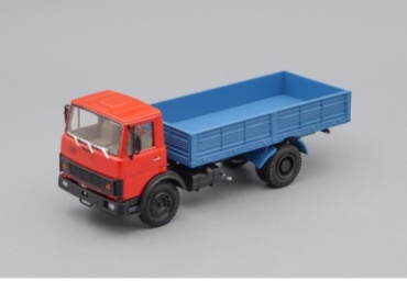МАЗ-5337 бортовой (1987-1994), красный / синий