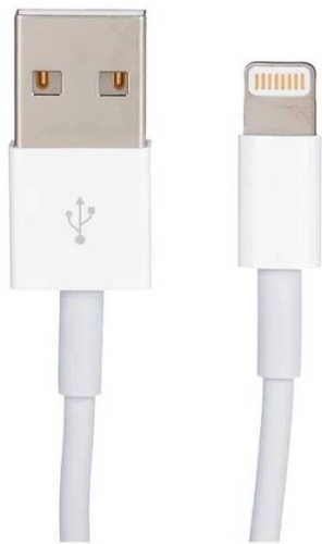 Кабель USB 3.0 (M), Lightning (F), 1 м, белый