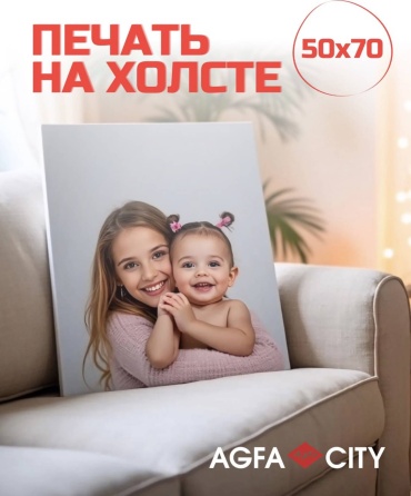 Именной подарок Портрет Холст с вашим фото 5070