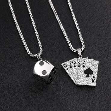 Stainless Steel длина 70 см бижутерный сплав, стразы
