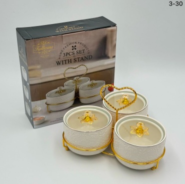 Katherina менажница KT-330 круглая 3 шт