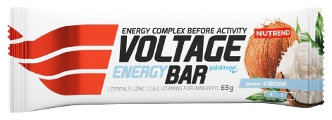 Nutrend энергетическая добавка Voltage Energy Bar Coconut 65 г