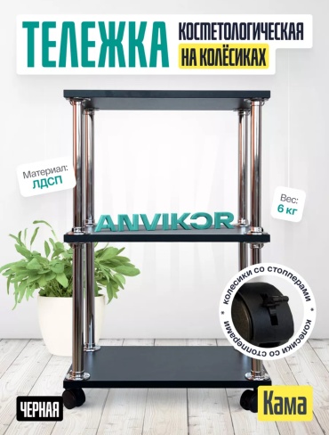 ANVIKOR тележка для окрашивания черный 45х70 см
