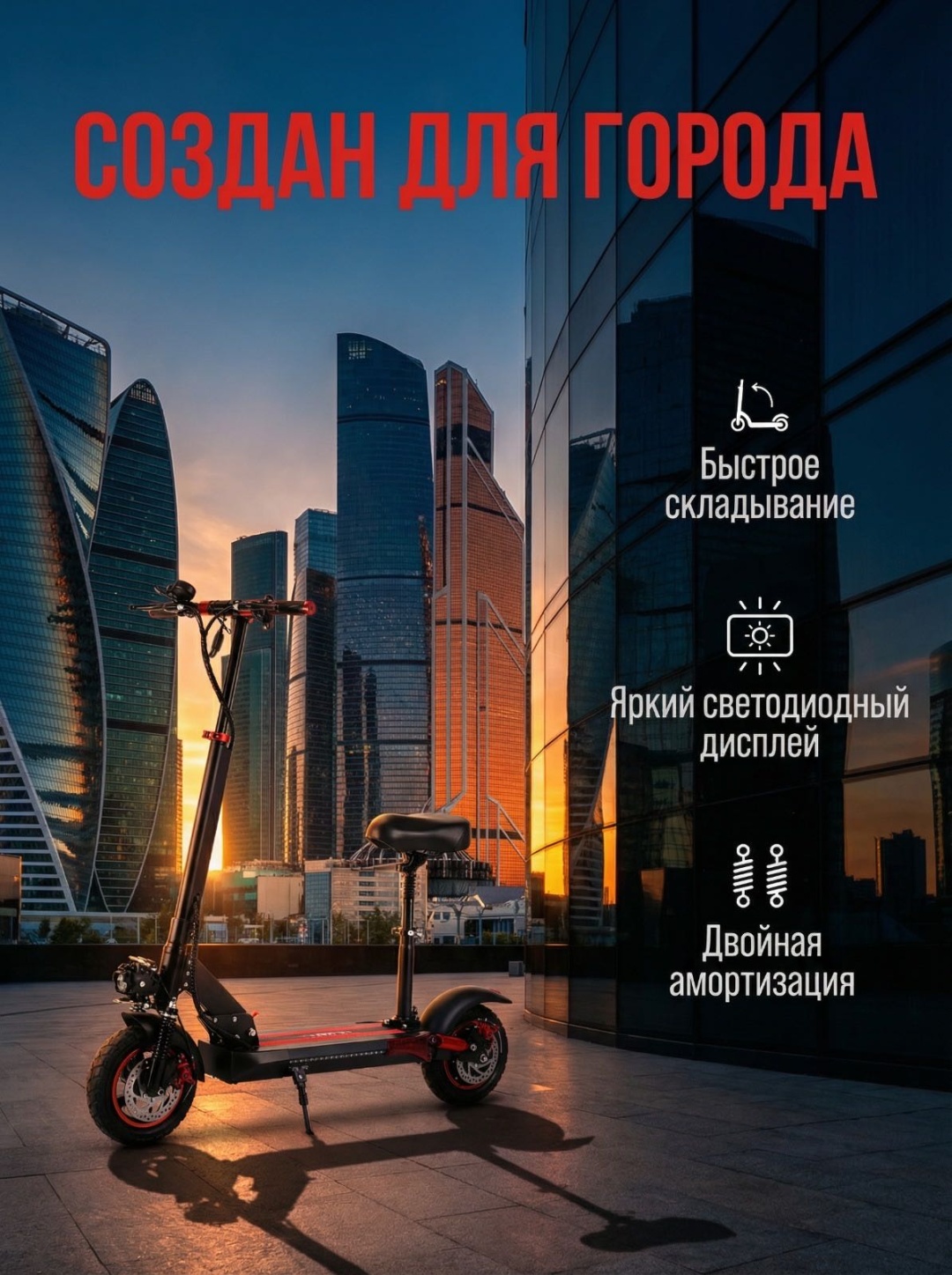 Электросамокат Сянчу черный