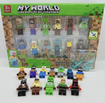 Фигурка Майнкрафт Minecraft 5 см 12 шт