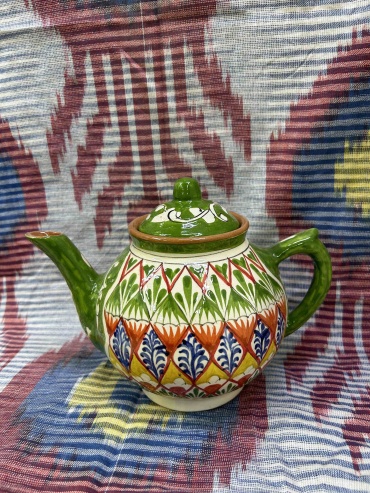 Чайник Мехроб зеленый 30171862_641779913 1 л, керамика