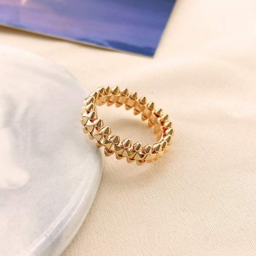 Кольцо Accessories размер 18 титан, без вставок