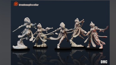 Набор миниатюр Aeldari Howling Banshees