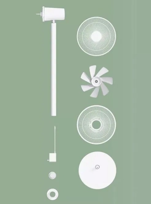 Вентилятор Xiaomi 1X Upgraded BPLDS07DM белый