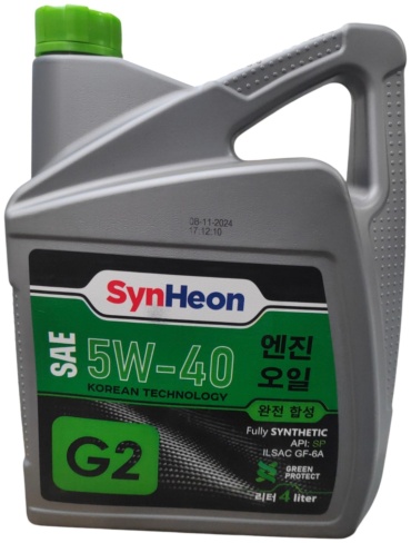 Моторное масло Синтетическое SynHeon SynHeon G2 5W40 5W-40 4 л