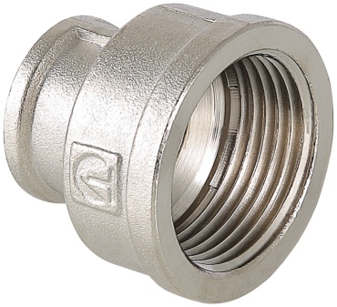 муфта переходная резьбовая DN 50 x 40 ВН.-ВН., Valtec, никель