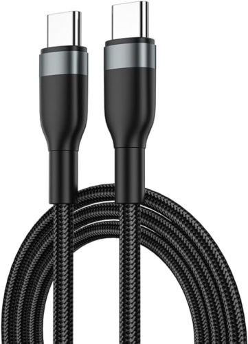 Кабель WIWU USB TypeC (F), USB TypeC (M), 1.2 м, черный