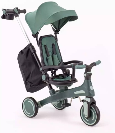 Трёхколёсный велосипед 16439002_Werter Berger LUXE 5 в 1 зеленый