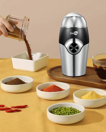 Кофемолка Starlux Scg-1302 серебристый