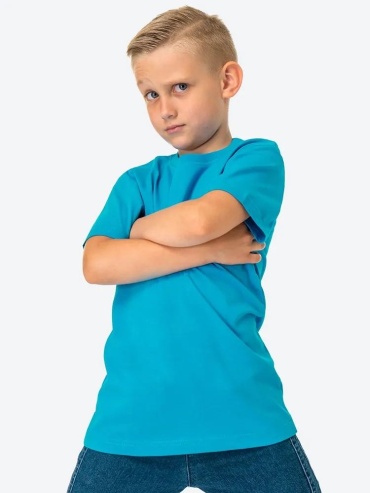 Футболка Elitex kids однотонный голубой