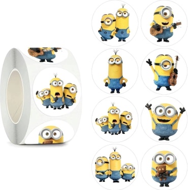 Наклейки рулон Minions