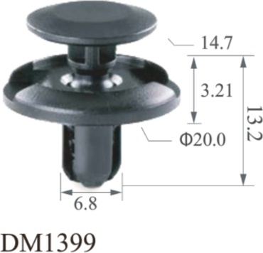 Oshide клипсы DM1399