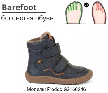 Ботинки Froddo темно-синий
