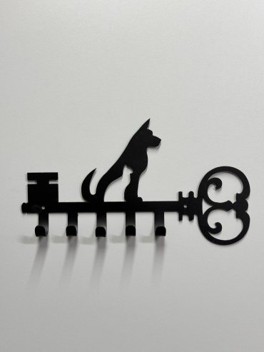 Ключ собака кот, металл