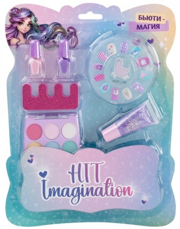 HIT IMAGINATION Набор детской декоративной косметики Бьюти-магия 2107B набор 6+