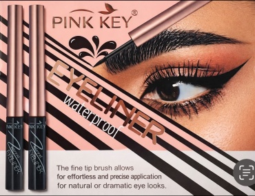 Pink Key Жидкая подводка для глаз Waterproof Eyeliner подводка черный Waterproof Eyeliner PB3137