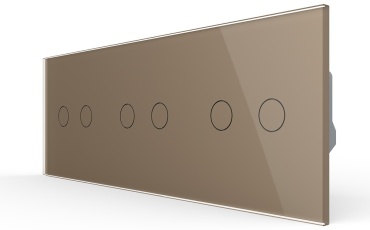 Кнопка сенсорного управления LIVOLO VL-C706-13, золотистый