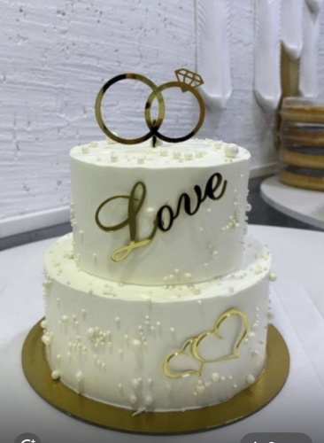 Love топперы для торта 2 шт