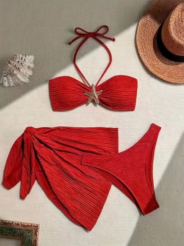 Купальник раздельный TR trendy красный