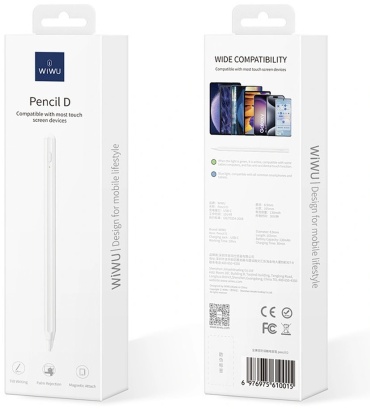 Стилус WIWU Pencil D Universal stylus pen белый