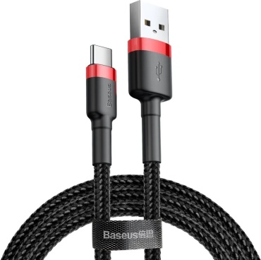 Кабель Baseus USB 2.0 (F), USB TypeC (M), 2 м, черный
