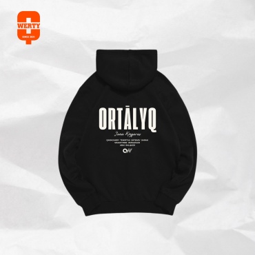 Худи QWERTY Ortalyq черный