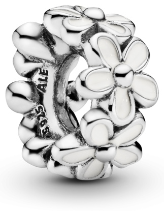 Шарм-клипса PANDORA «Маргаритки» 791495EN12 вес 1.87 г серебро, эмаль