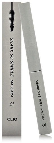 Тушь для ресниц CLIO Sharp So Simple Mascara, 01 curling подкручивающая черный