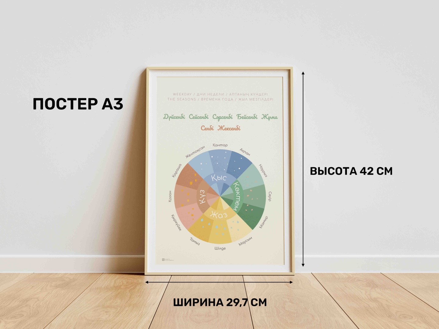 Постер Развивающие постеры полный набор, A3, бумага