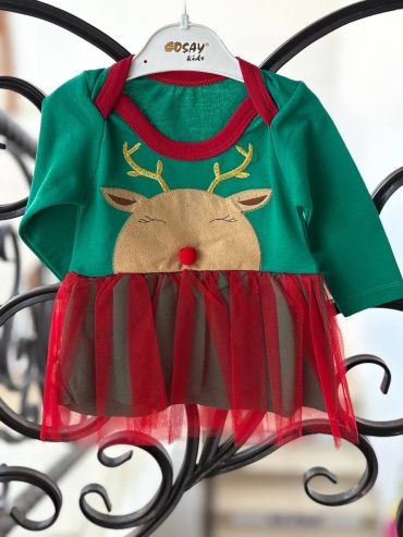 Повседневное платье Cosay Bebe красный, зеленый