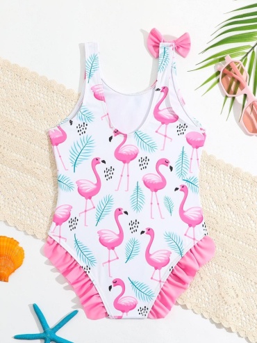 Слитный купальник GAD shop розовый