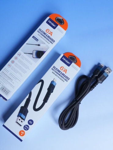 Кабель Hrolan USB 2.0 (M), Lightning (M), 1 м, K53 черный