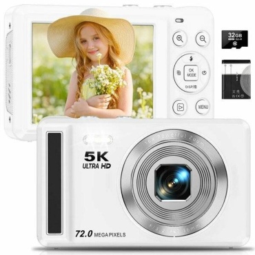 Фотокамера DIGITAL 5K ULTRAHD 72MP белый