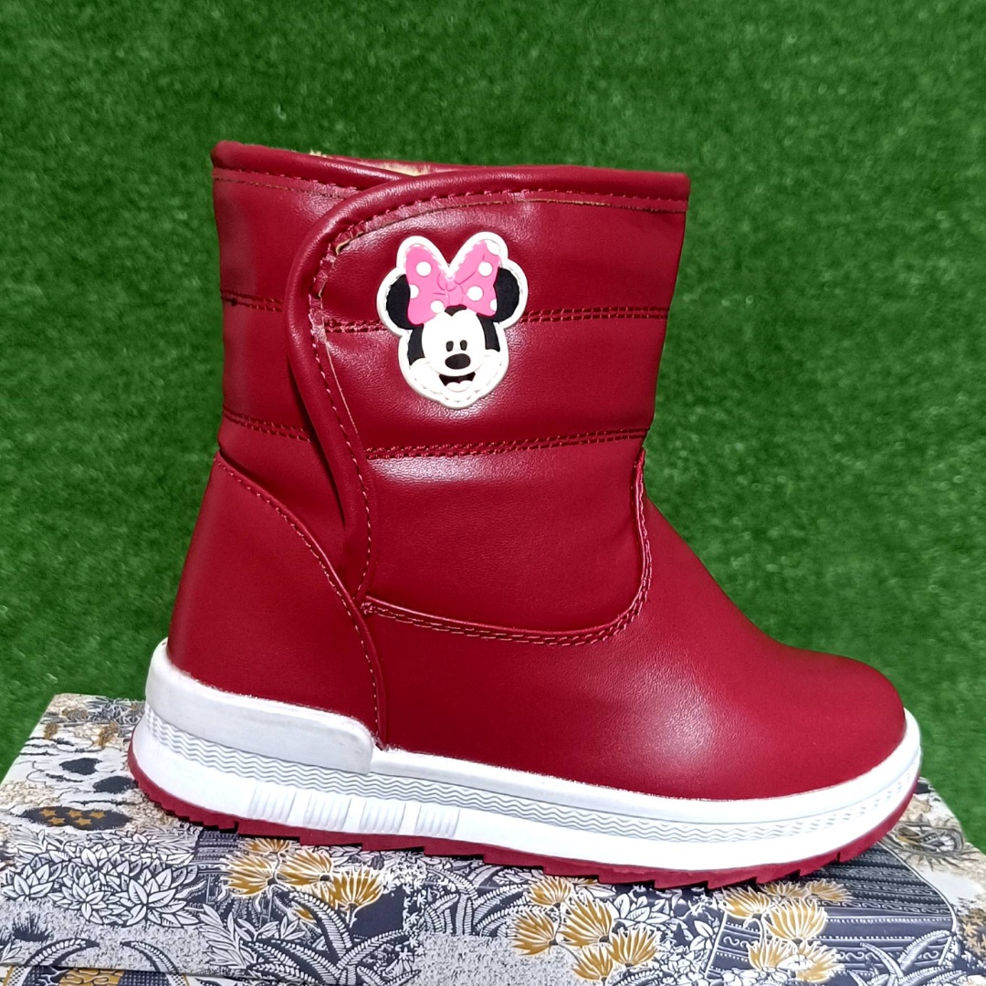 Ботинки Mickey Mouse бордовый