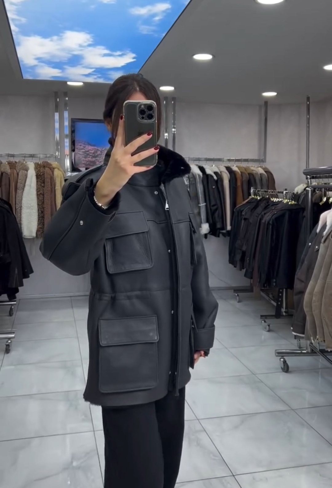 Дубленка ModaFurs черный