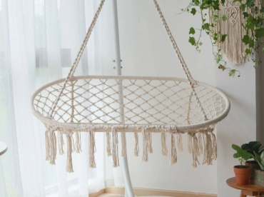 Садовые качели Mix Shop до 150 кг, кол-во мест: 2, бежевый