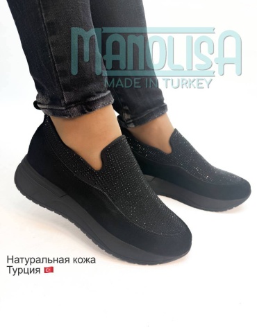 Мокасины ManolisA черный