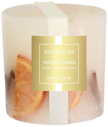 Ароматическая свеча Stoneglow Festive Wishes 9.5 см, 1 шт