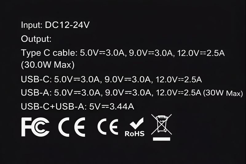 Зарядное устройство 30w USB Type-C, USB 30 Вт черный